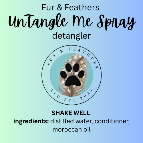 UnTangle Me Spray - Detangler for Dogs