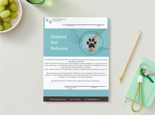 Matting Release Form