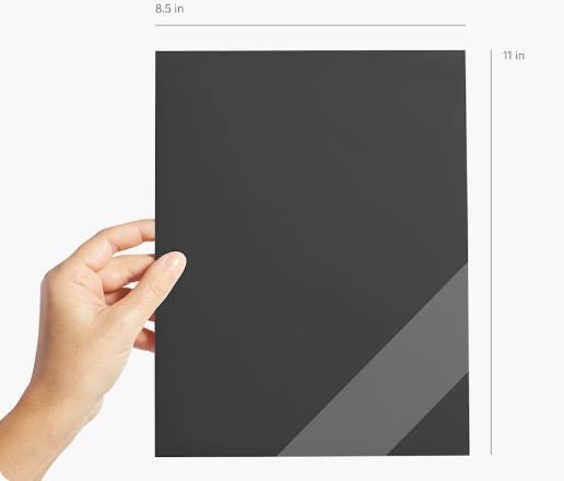 Matting Release Form (physical notepad)