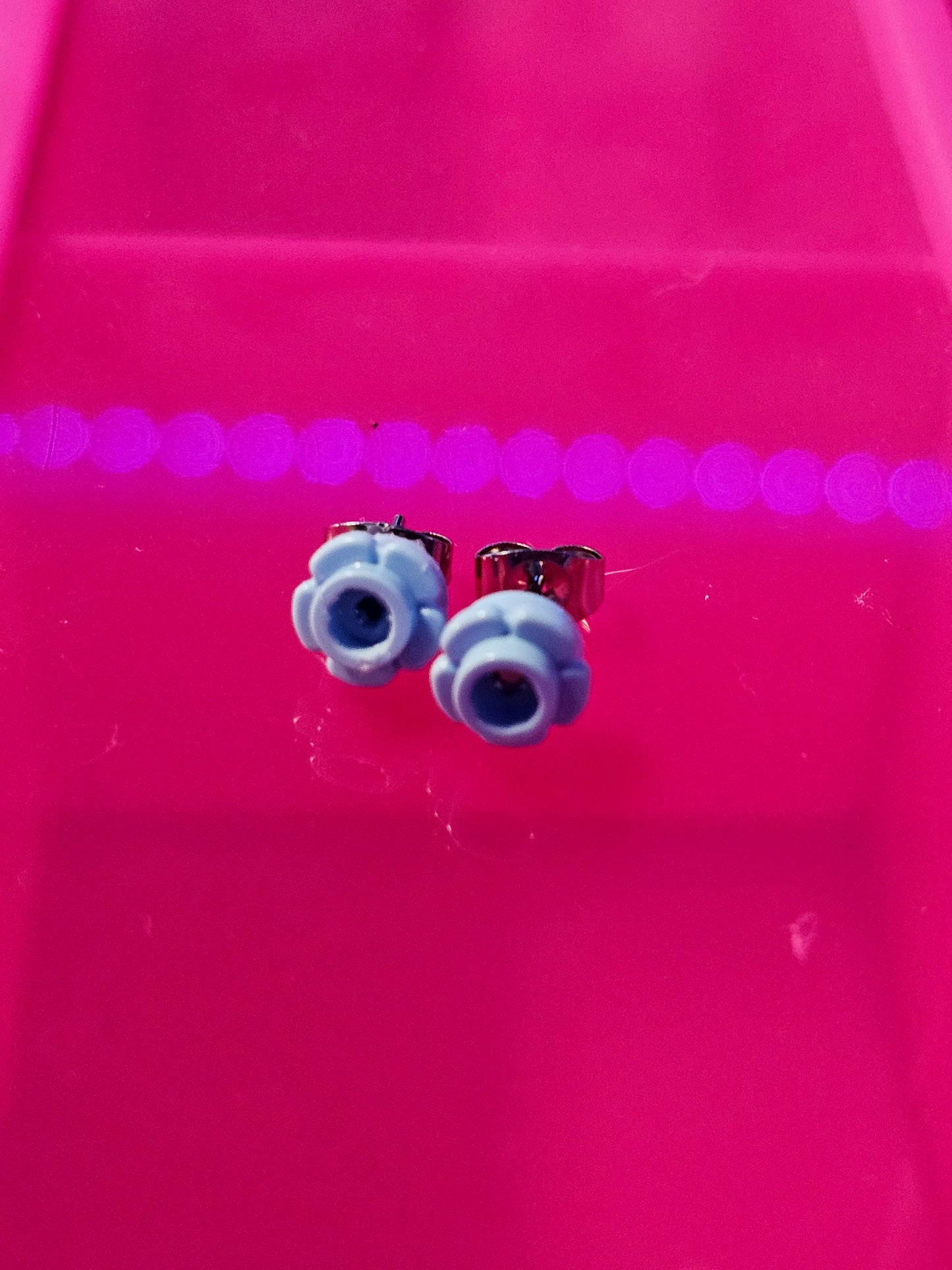 Interchangeable Lego earrings